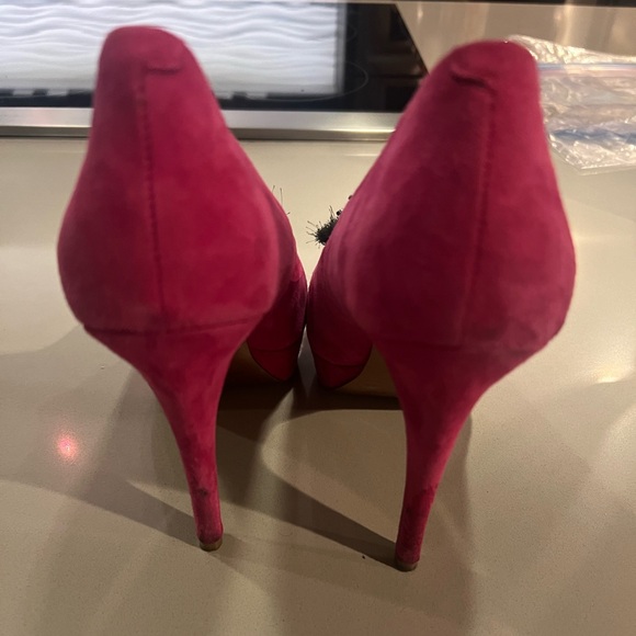 BCBG Pink 4 inch platform heels - size 8.5 - Picture 4 of 6